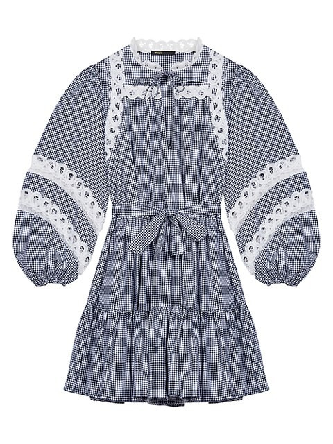 Ritchy Gingham Mini Dress | Saks Fifth Avenue