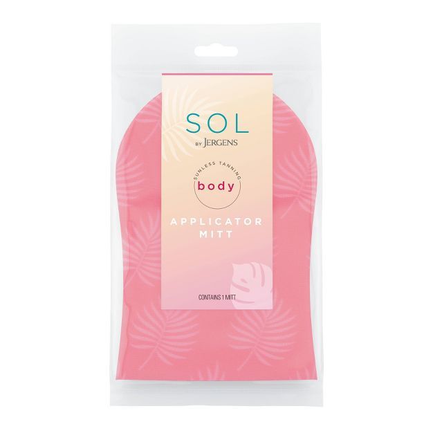 SOL by Jergens Sunless Tanning Applicator Mitt, Self Tanning Body Glove, For Sunless Tanners - 1c... | Target