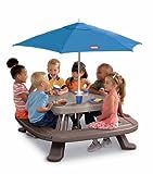 Little Tikes Fold 'n Store Picnic Table with Market Umbrella | Amazon (US)