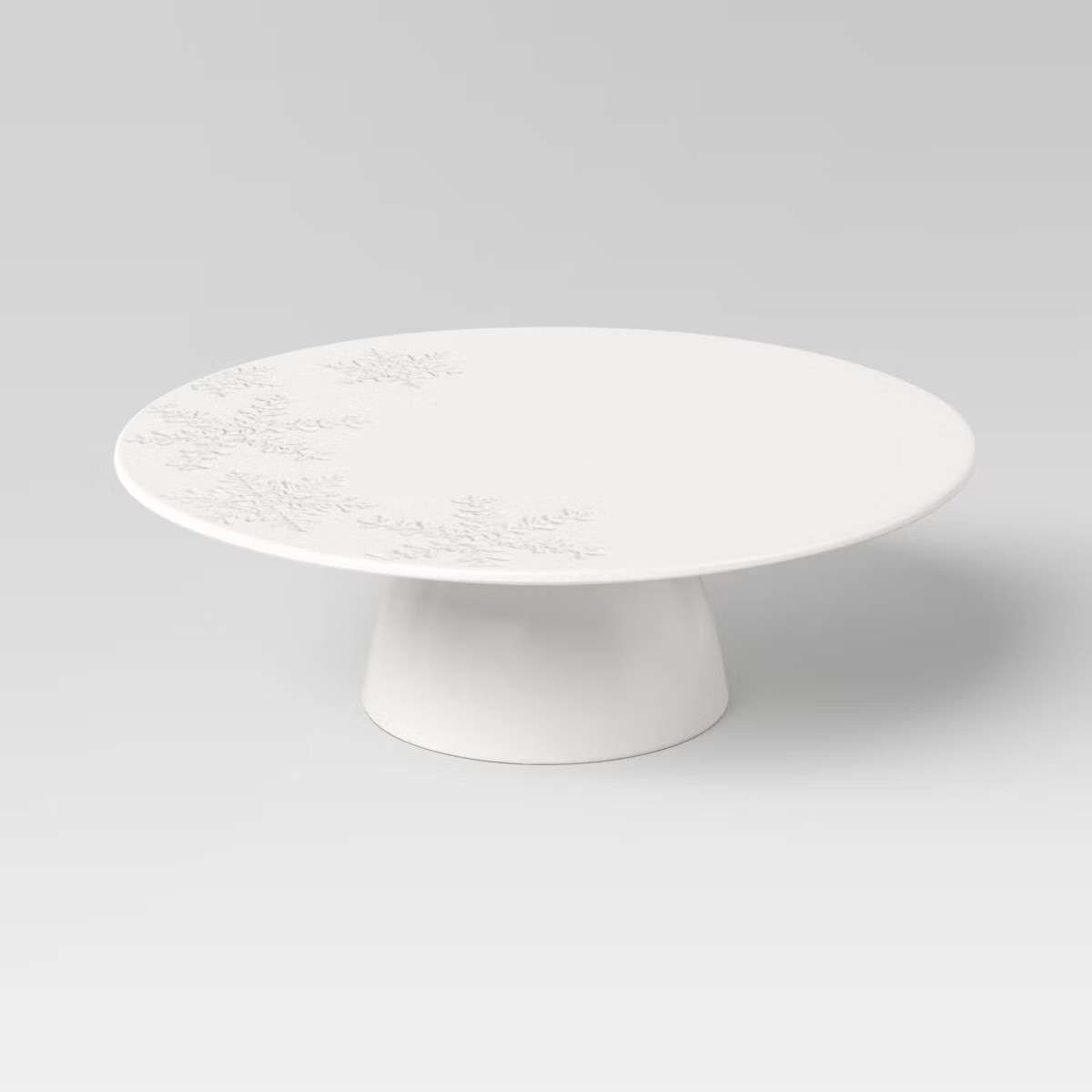12" Stoneware Snowflake Pedestal - Threshold™ | Target