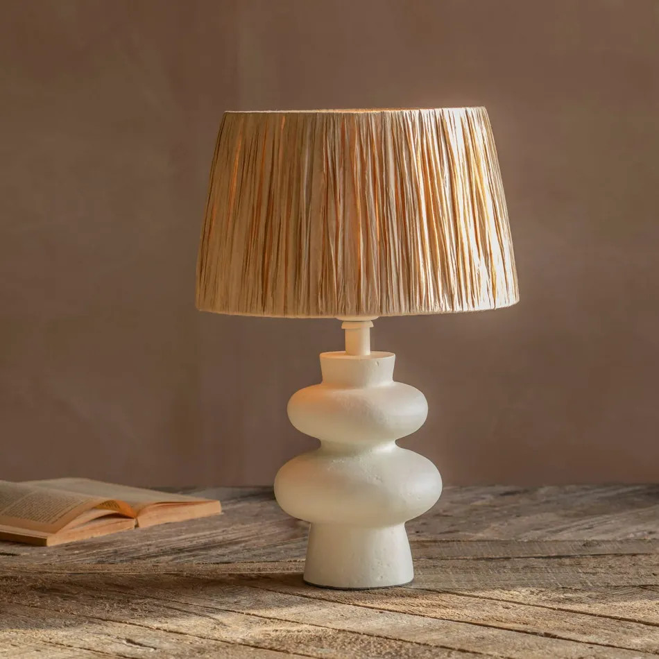 Zyla White Table Lamp | Graham and Green
