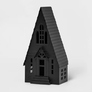 Falloween Light Up Metal House Halloween Decorative Sculpture - Hyde & EEK! Boutique™ | Target