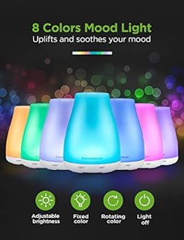 InnoGear Essential Oil Diffuser, Upgraded Diffusers for Essential Oils Aromatherapy Diffuser Cool... | Amazon (US)