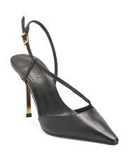 Made In Brazil Leather Alira High Stiletto Pumps | TJ Maxx