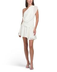 Anaisa One Shoulder Draped Mini Dress | TJ Maxx