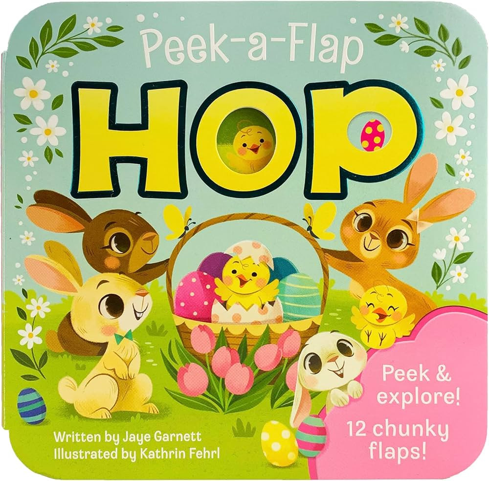 Peek-a-Flap Hop - Children's Lift-a-Flap Board Book Gift for Easter Basket Stuffers, Ages 2-5 | Amazon (US)