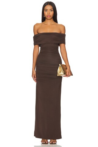 House of Harlow 1960 x REVOLVE Whittney Maxi Dress in Espresso Brown from Revolve.com | Revolve Clothing (Global)