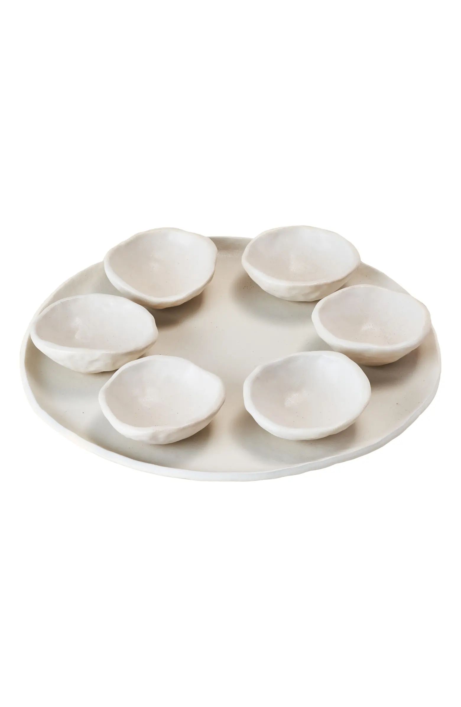 Style Union Home Sarah Ceramic Seder Plate | Nordstrom | Nordstrom