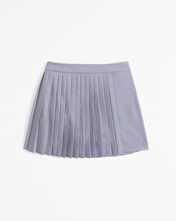 Women's Pleated Wrap Mini Skirt | Women's Bottoms | Abercrombie.com | Abercrombie & Fitch (US)