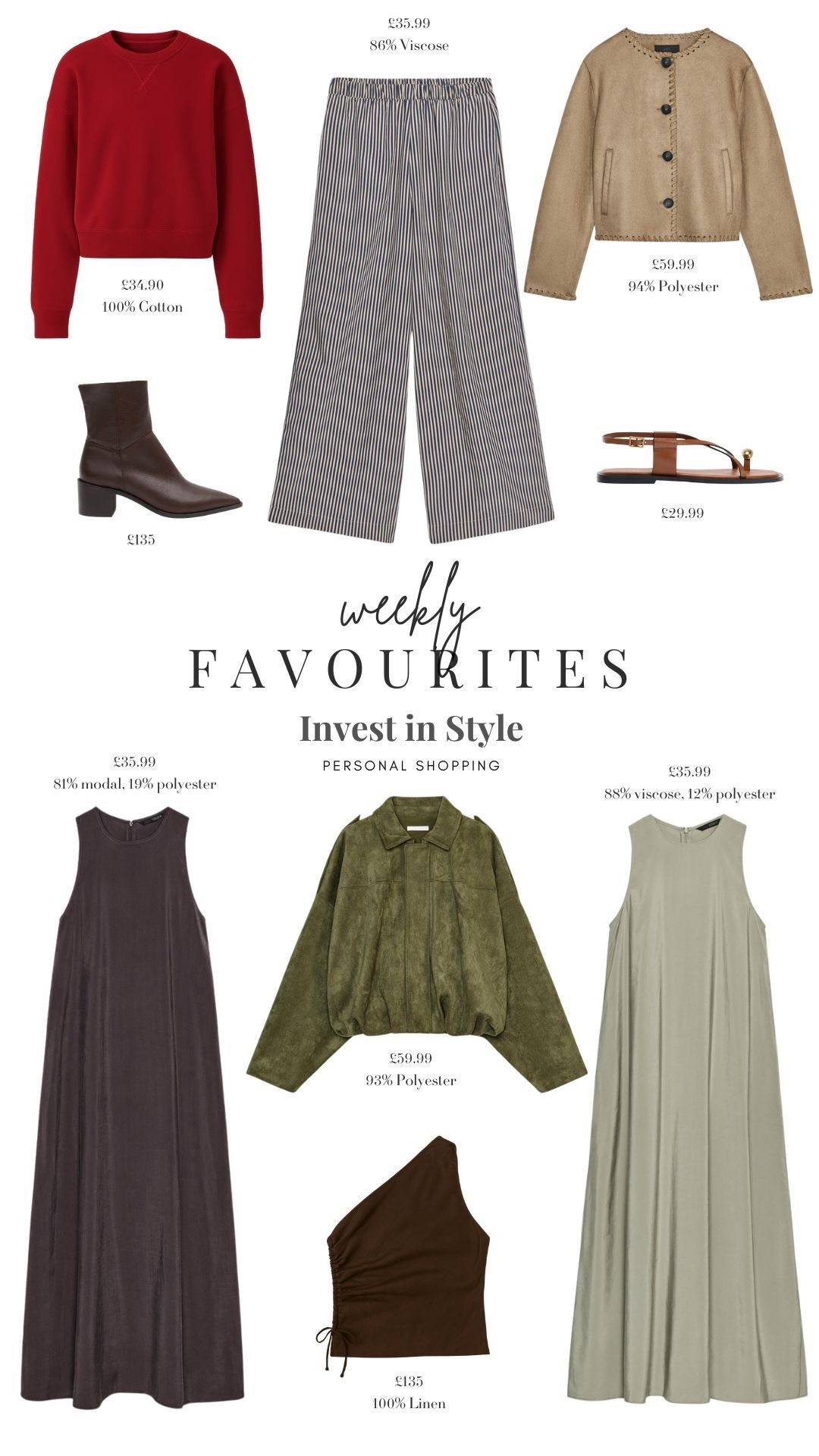 Weekly Favourties 🫒

Transitional Style, Transitional Fashion, Autumn Style, Early Autumn Fashion, Light Jacket, Summer Dress, Knitwear, Suede Jacket, Ankle Boots, Sandals

#LTKuk #LTKeurope #LTKautumn