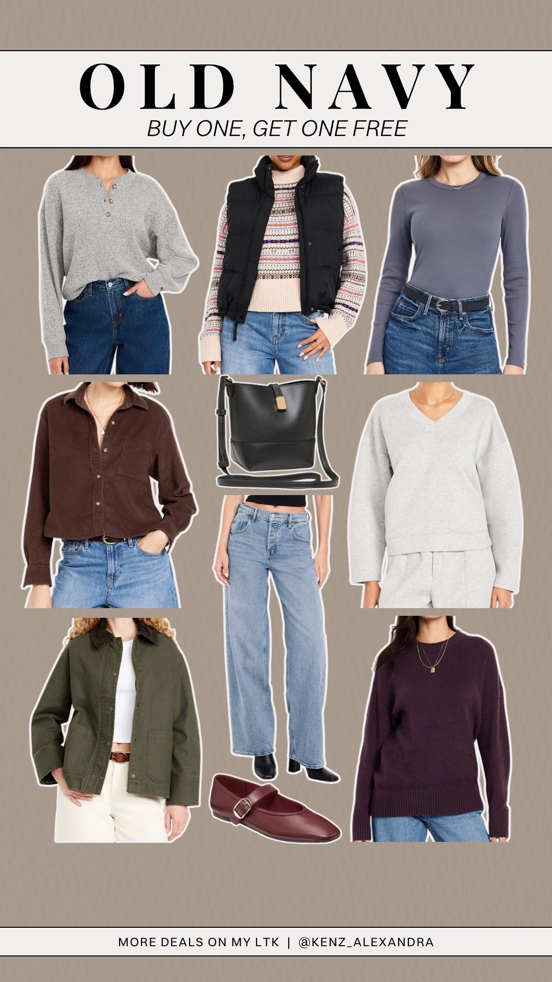 Old Navy buy one, get one free sitewide sale! I’ve been so impressed with Old Navy recently!! Their clothing is so cute, trendy and has been really amazing quality too. Their fall new arrivals…OBSESSED!!!

#LTKSaleAlert #LTKSeasonal