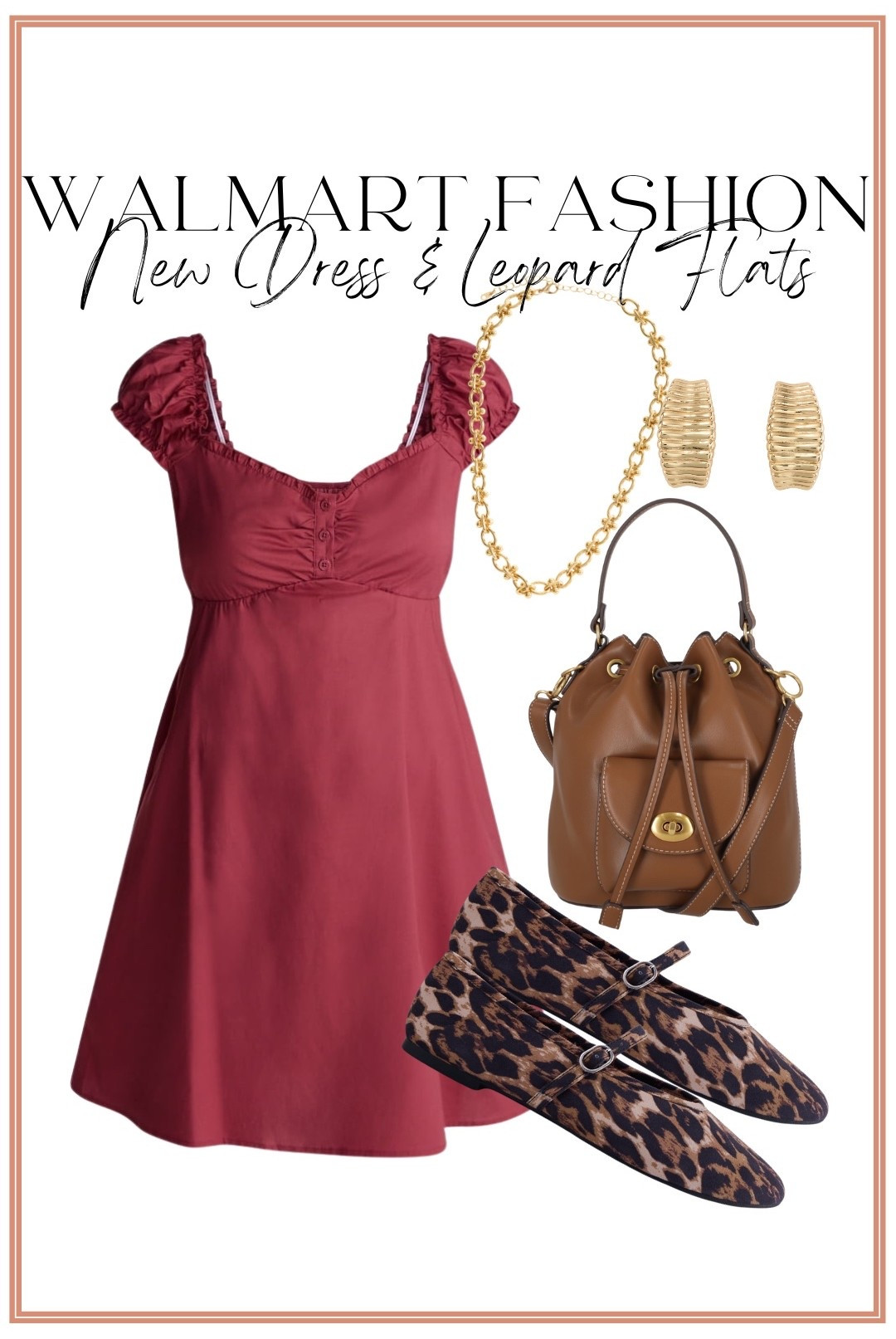 This might be my favorite Walmart dress drop yet. ❤️ This gorgeous burgundy mini dress has the prettiest feminine details with the puff sleeves, flattering ruched bodice, and easy fit that makes it perfect for everything from date night to fall family photos. I paired it with the cutest leopard Mary Jane flats for a fun pop of print and finished the look with a classic cognac bucket bag and gold jewelry.

If you’re looking for affordable Walmart fashion that looks so much more expensive, this outfit is one you’ll wear on repeat. These new arrivals are selling fast, and I have a feeling this dress is going to be one of the season’s best sellers!

🍂 Perfect for:
• Fall date nights
• Family photos
• Brunch with friends
• Church
• Weekend shopping


#walmartfashion #walmartfinds #walmartstyle #walmartnewarrivals #fallfashion #falldresses #burgundydress #affordablefashion #everydaystyle #ootd #styleinspo #budgetfriendlyfashion #maryjaneflats #leopardflats #falloutfitideas #momstyle #casualchic #classicstyle #fashionfinds #fallwardrobe

#LTKootd #LTKPetite