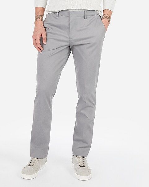 Slim Performance Stretch Easy Care Cotton Dress Pant | Express