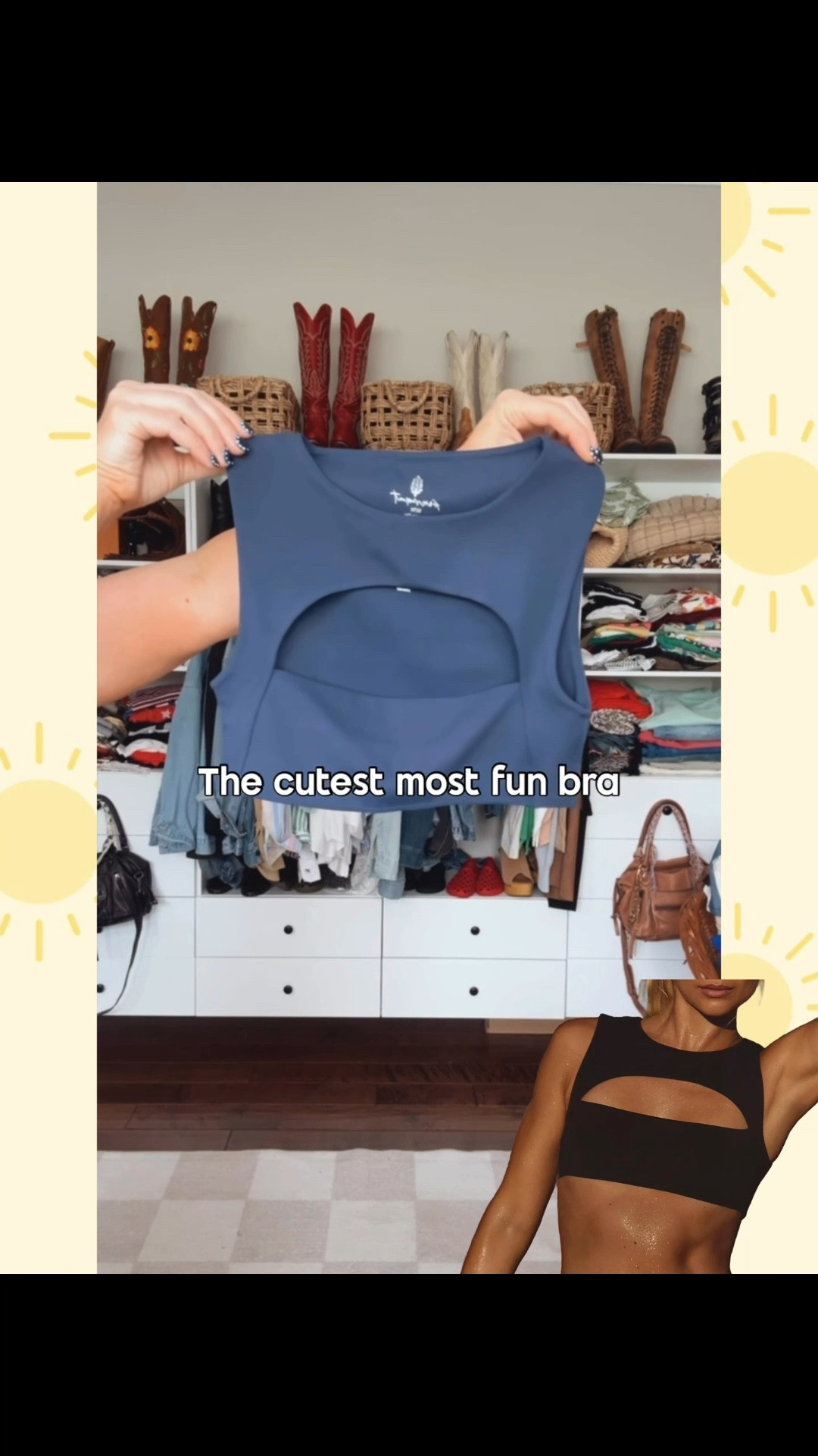 Love this adorable bra! I wear a medium. My romper is also a medium.

#LTKootd #LTKgrwm #LTKOver40