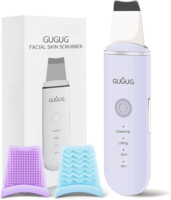 GUGUG Skin Scrubber Skin Spatula, Blackhead Remover with 4 Modes, Facial Scrubber Spatula | Amazon (US)