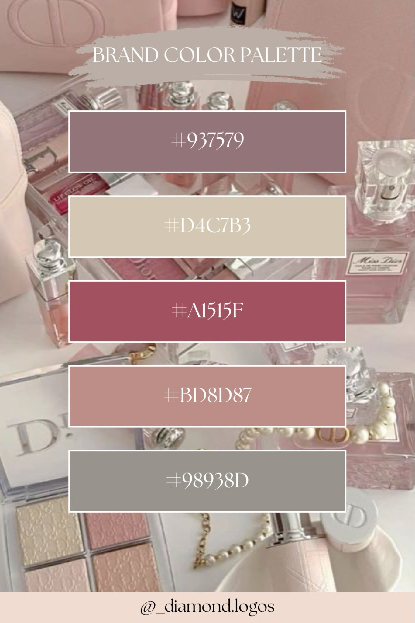 🎨✨ Introducing Brand Color Palette with Matching Paint Colors! ✨🎨

These hues are inspired by elegance, sophistication, and timeless beauty, and I've matched them with paint colors to bring this palette into your home decor:

#937579: Perfect for accent walls and statement pieces.
#D4C7B3: A soft, neutral base for any room.
#A1515F: Ideal for creating cozy and inviting spaces.
#BD8D87: Adds a warm touch to any decor.
#98938D: A versatile shade for modern and classic looks.

Transform your living spaces with these beautiful colors and add a touch of elegance to your home.

Follow me for more branding inspiration, design tips, and home decor ideas!

#BrandColors #ColorPalette #DesignInspiration #HomeDecor #ElegantColors #SophisticatedShades #TimelessBeauty #InteriorDesign #ColorInspiration #PaintColors

#LTKFindsUnder100 #LTKFindsUnder50 #LTKHome