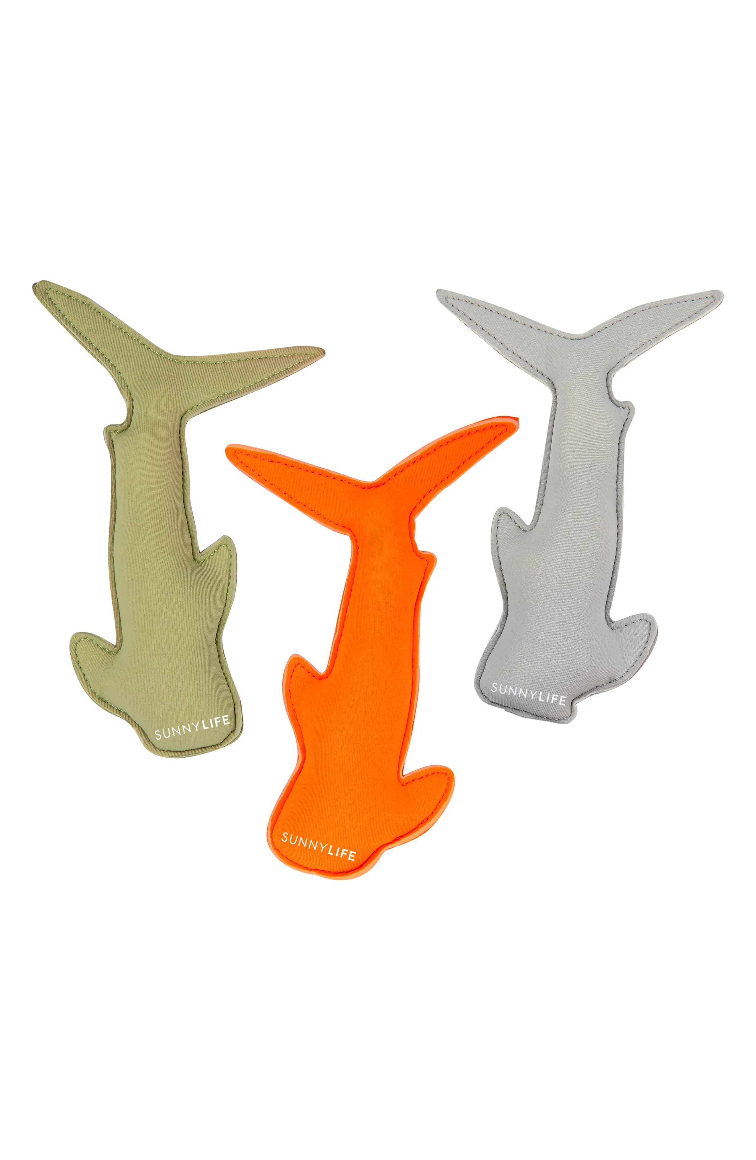 Sunnylife Shark Attack Assorted 3-Pack Dive Buddies Pool Toys in Multi at Nordstrom | Nordstrom