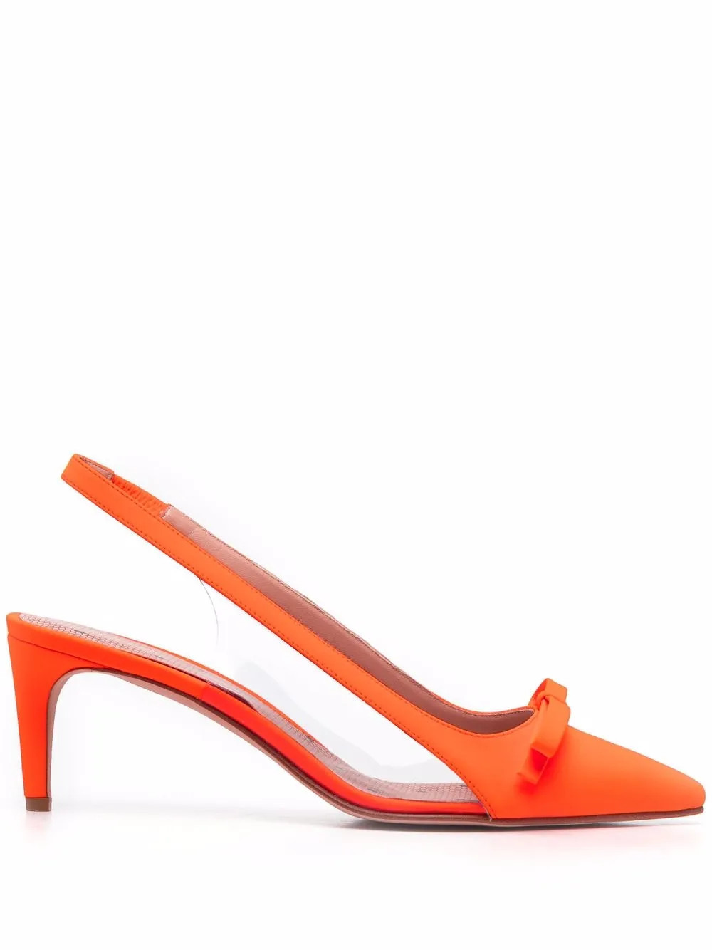 RED(V) Sandie 60mm slingback pumps - Orange | Farfetch Global
