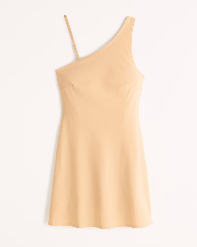 Women's One-Shoulder Traveler Mini Dress | Women's Dresses & Jumpsuits | Abercrombie.com | Abercrombie & Fitch (US)
