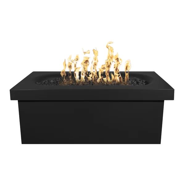 Ramona 24" H x 60" W Concrete Outdoor Fire Pit Table | Wayfair North America