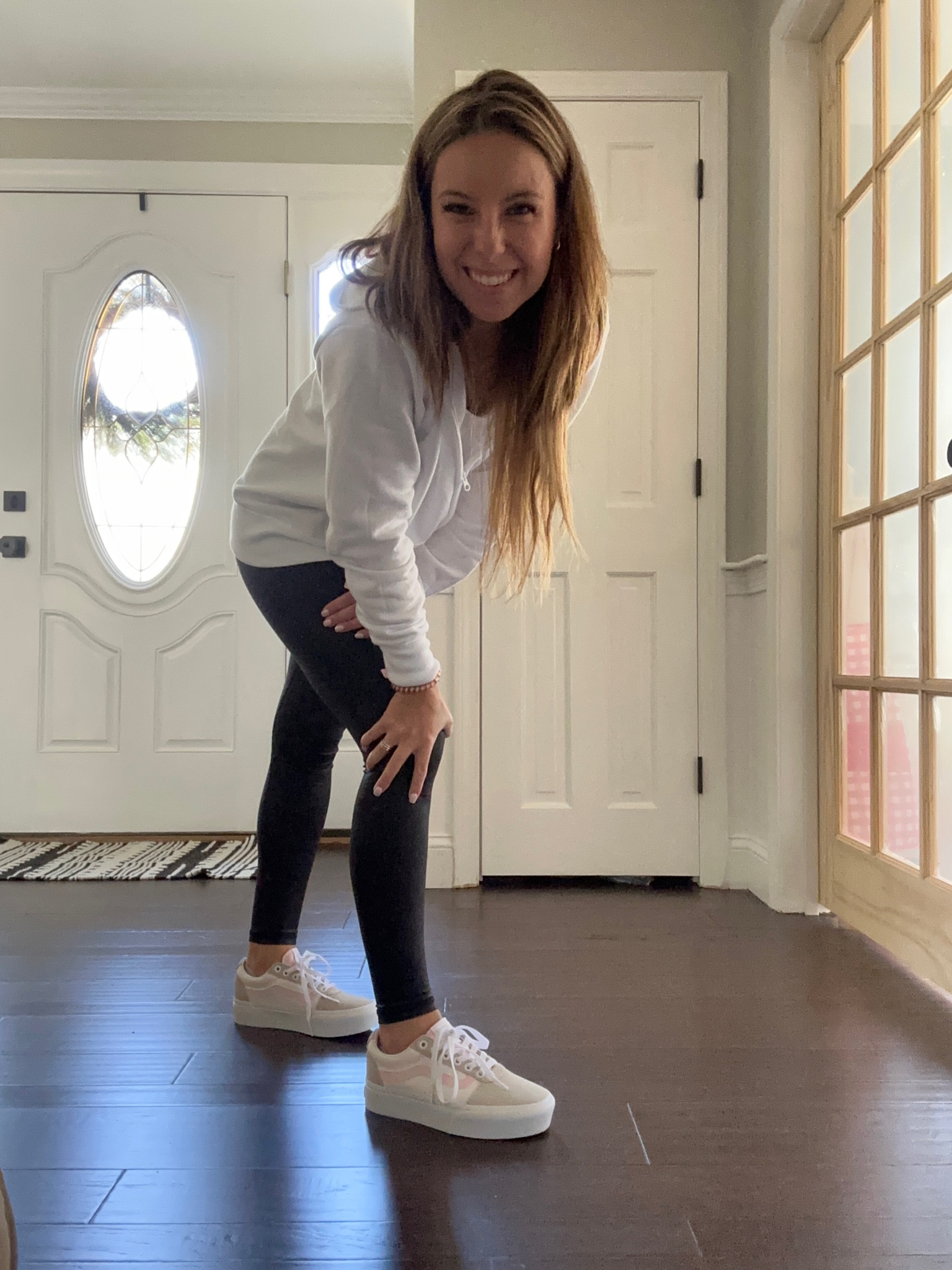 Obsessed with these platform Vans sneakers! Little hint of pink ✨ On sale and buy one get one 50% off!

#LTKshoecrush #LTKfit #LTKunder50