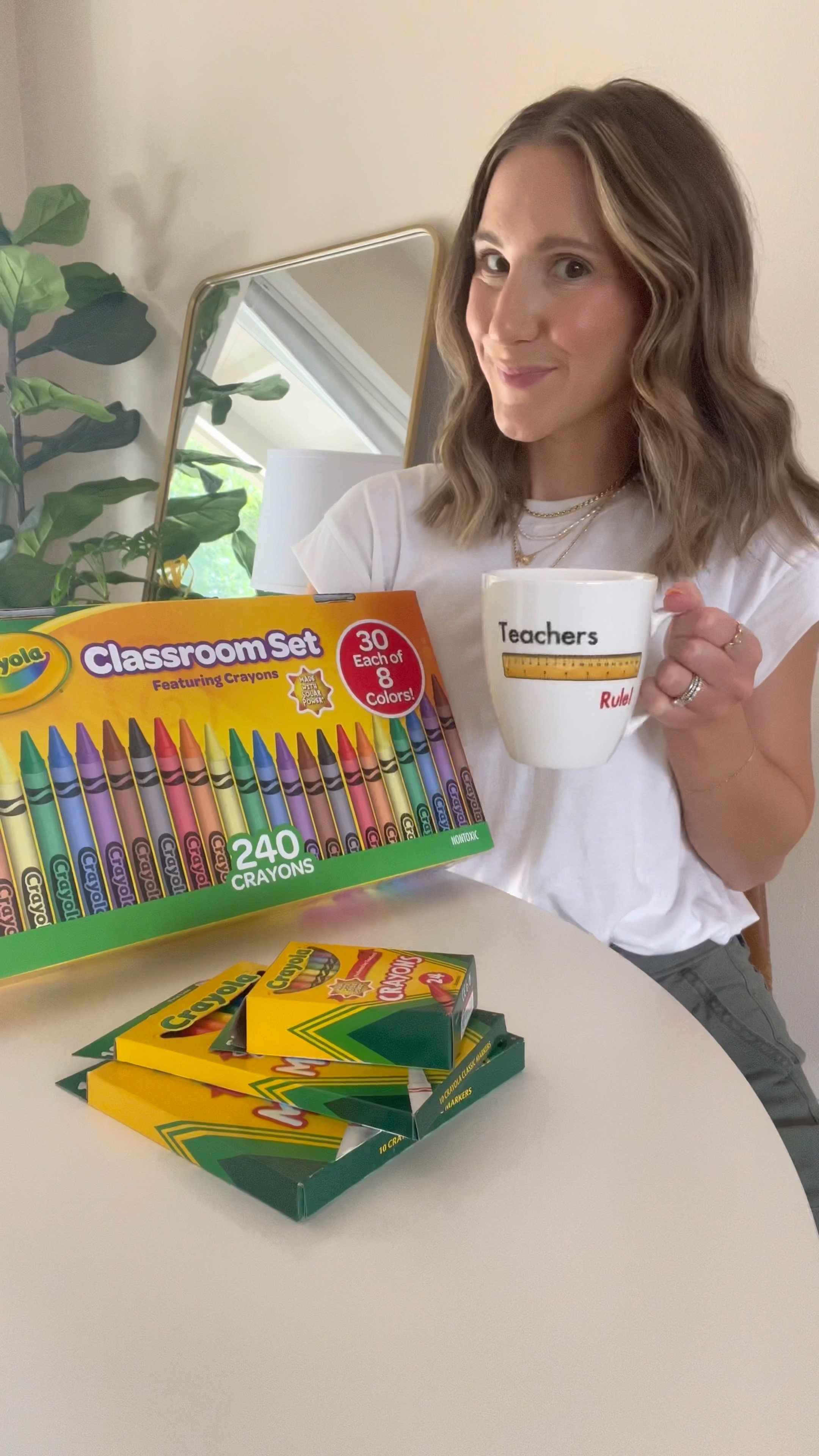 Crayola Back To School Supplies Set (80ct), Crayons, Markers & Colored  Pencils, Teacher Supplies, Kindergarten & Elementary School [  Exclusive]