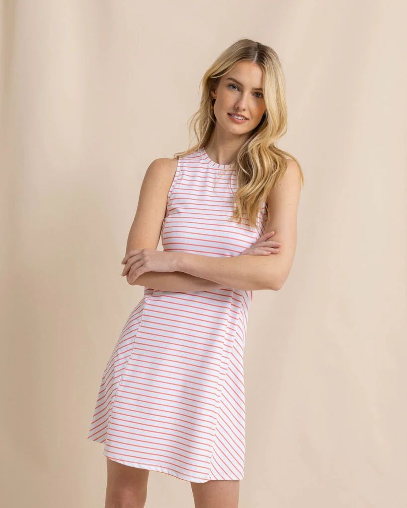 Lyllee Striped Performance Dress | Southern Tide