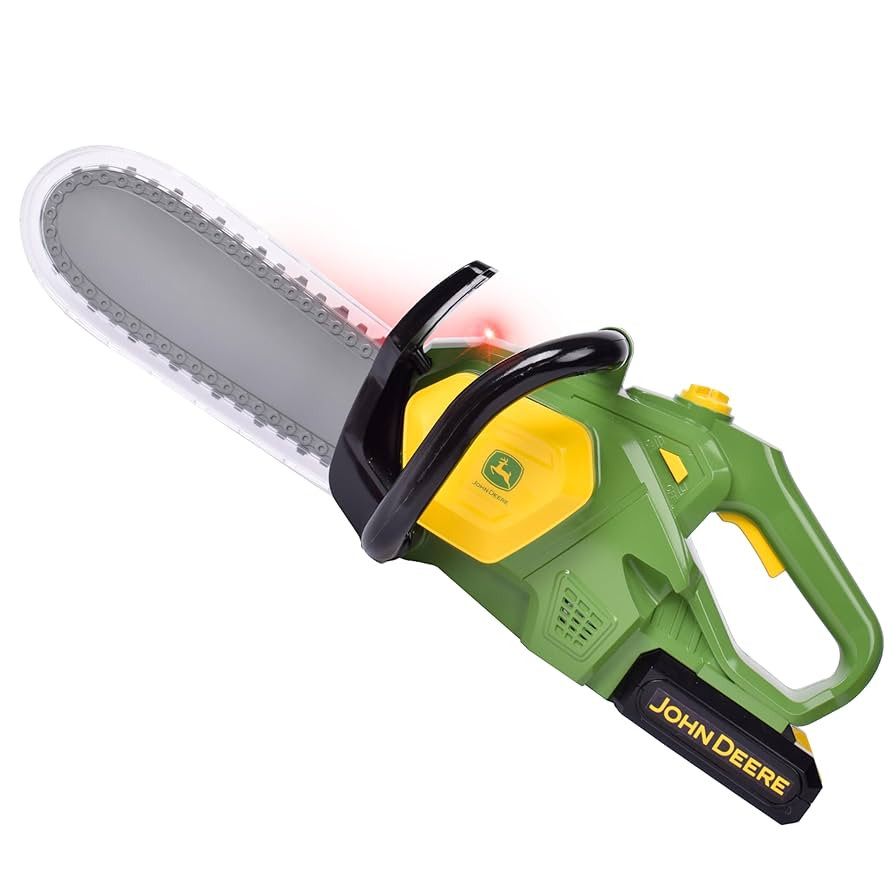 John Deere Power Tools Chainsaw Toy, Construction Tool with Lights and Sounds, Pretend Play Toy f... | Amazon (US)