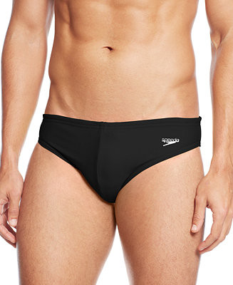 Speedo Swimwear, Solar 1'' Swim Briefs - Heather Grey | Macy's