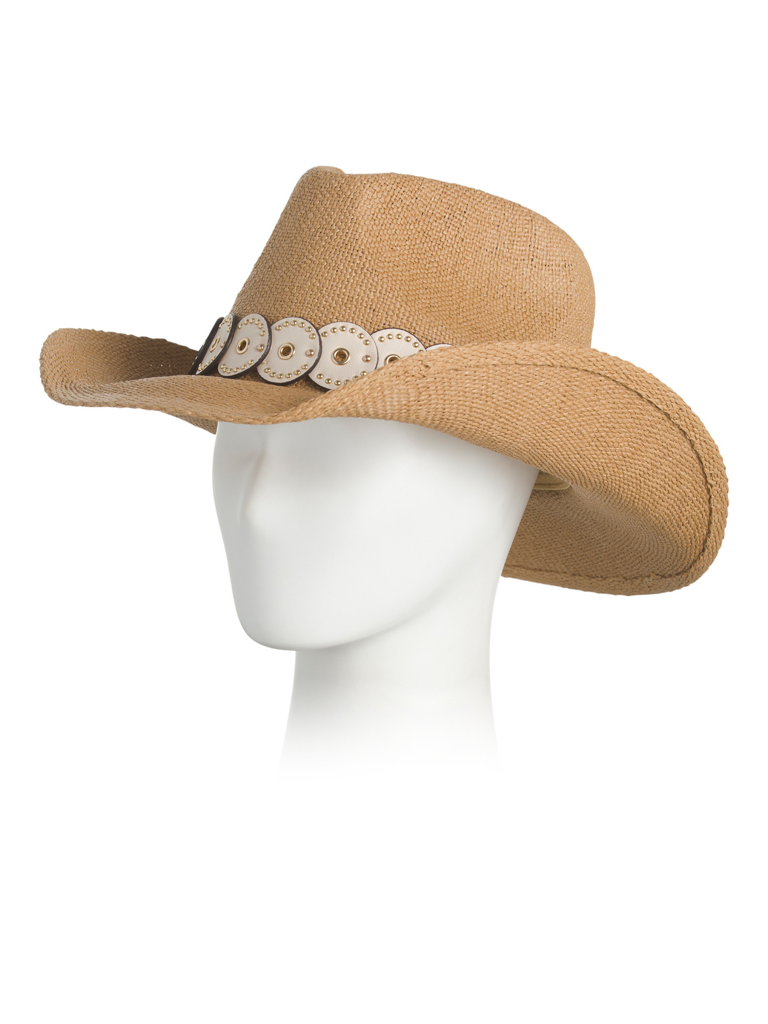 Disc Studded Trim Western Hat | TJ Maxx