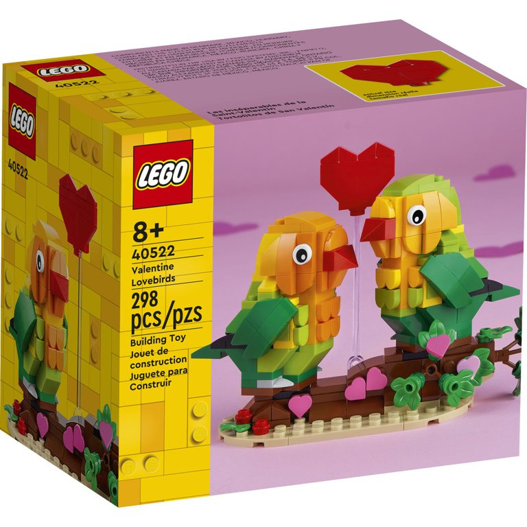 LEGO Valentine Lovebirds Building Toy Set, Makes a Great Gift for Valentine's Day or Any Occasion... | Walmart (US)
