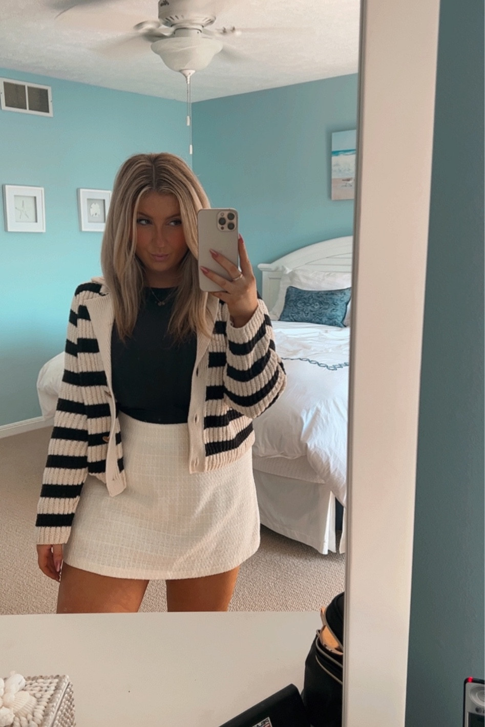 spring outfit idea, spring outfit inspo, summer outfit, white skirt, 

#LTKfindsunder100 #LTKSeasonal #LTKstyletip