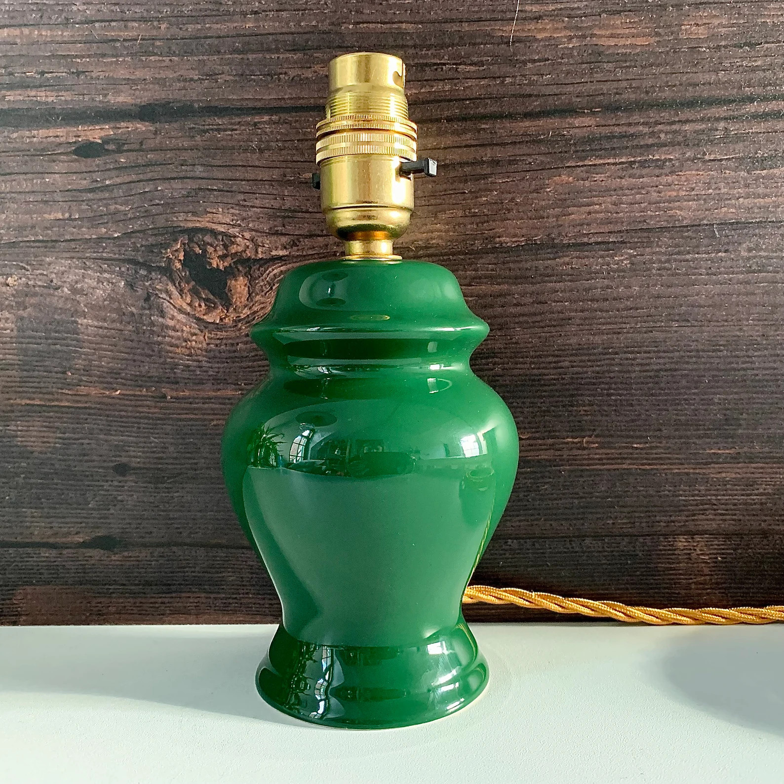 Vintage British English Green Ceramic Table Lamp 1970s 1980s Staffordshire Pottery - Etsy UK | Etsy (UK)