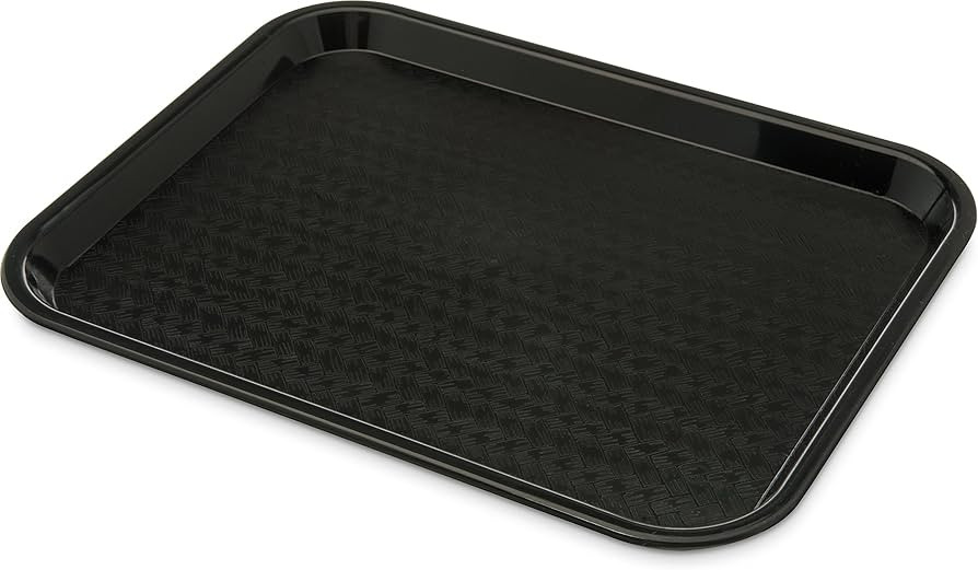 Carlisle CT101403 Café Standard Cafeteria/Fast Food Tray, 10" x 14", Black | Amazon (CA)