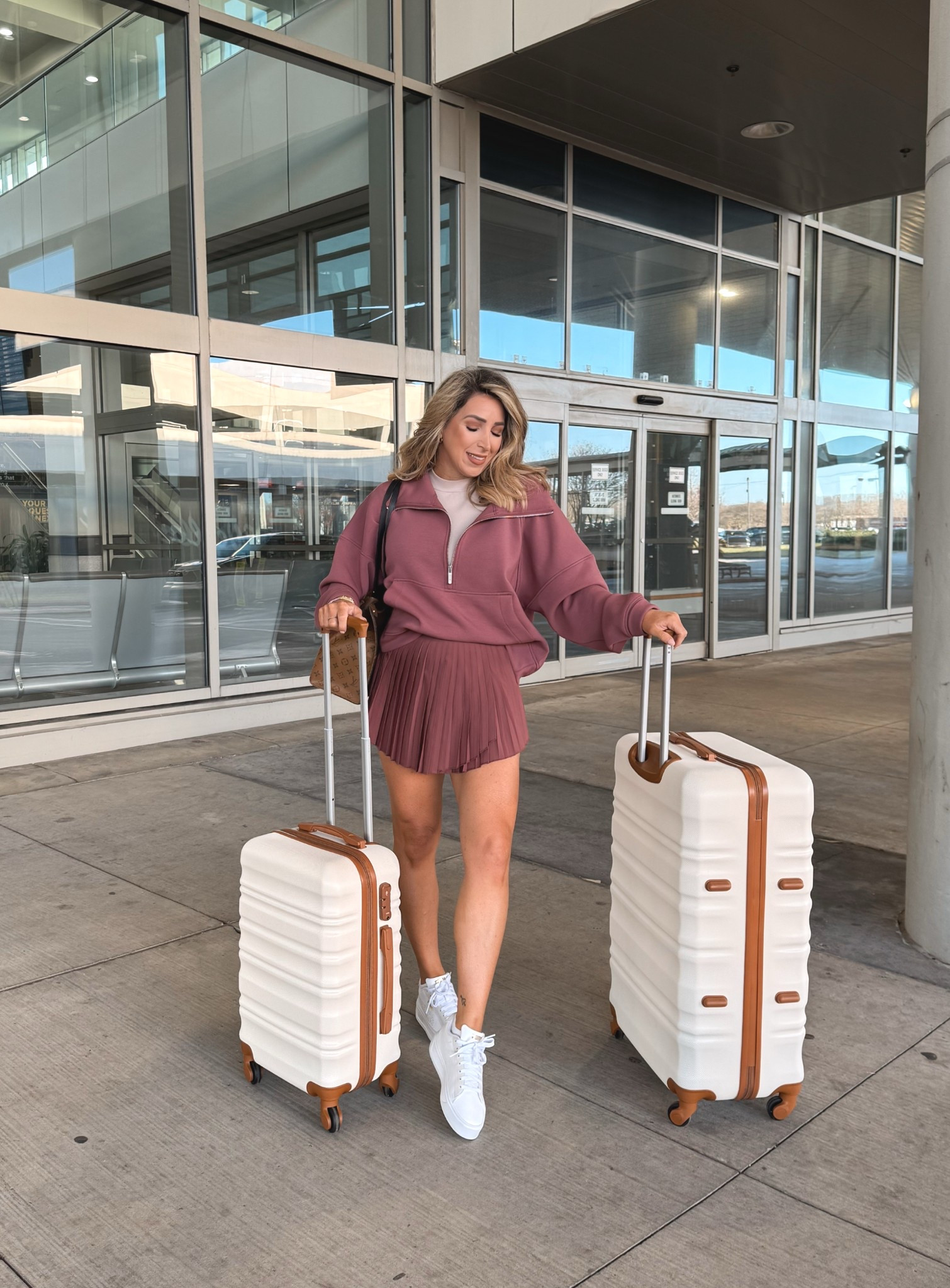 Headed to AZ this am ☀️🌵🧳

Travel outfit, luggage, travel essentials, spring outfits, atheleisure outfit, athletic skirt, skort

#LTKFindsUnder100 #LTKTravel #LTKStyleTip
