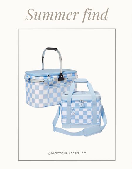 Cute checkered blue cooler for the summer from Target 

#LTKFamily #LTKSeasonal #LTKTravel