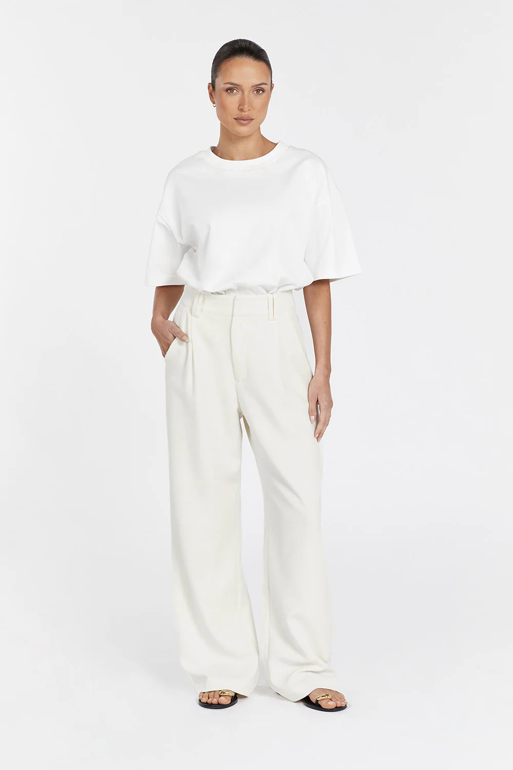 CELINE CREAM PANT | DISSH