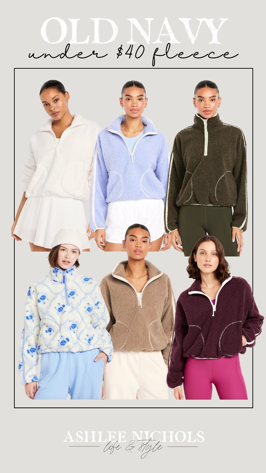 Old
Navy fleece
Pullover 