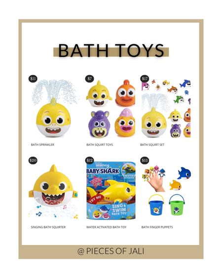 Baby shark bath toys on Amazon under $20

Baby shark // toddler toys // bath toys // toddler bath toys // bath sprinkler 

#LTKFind #LTKfamily #LTKkids