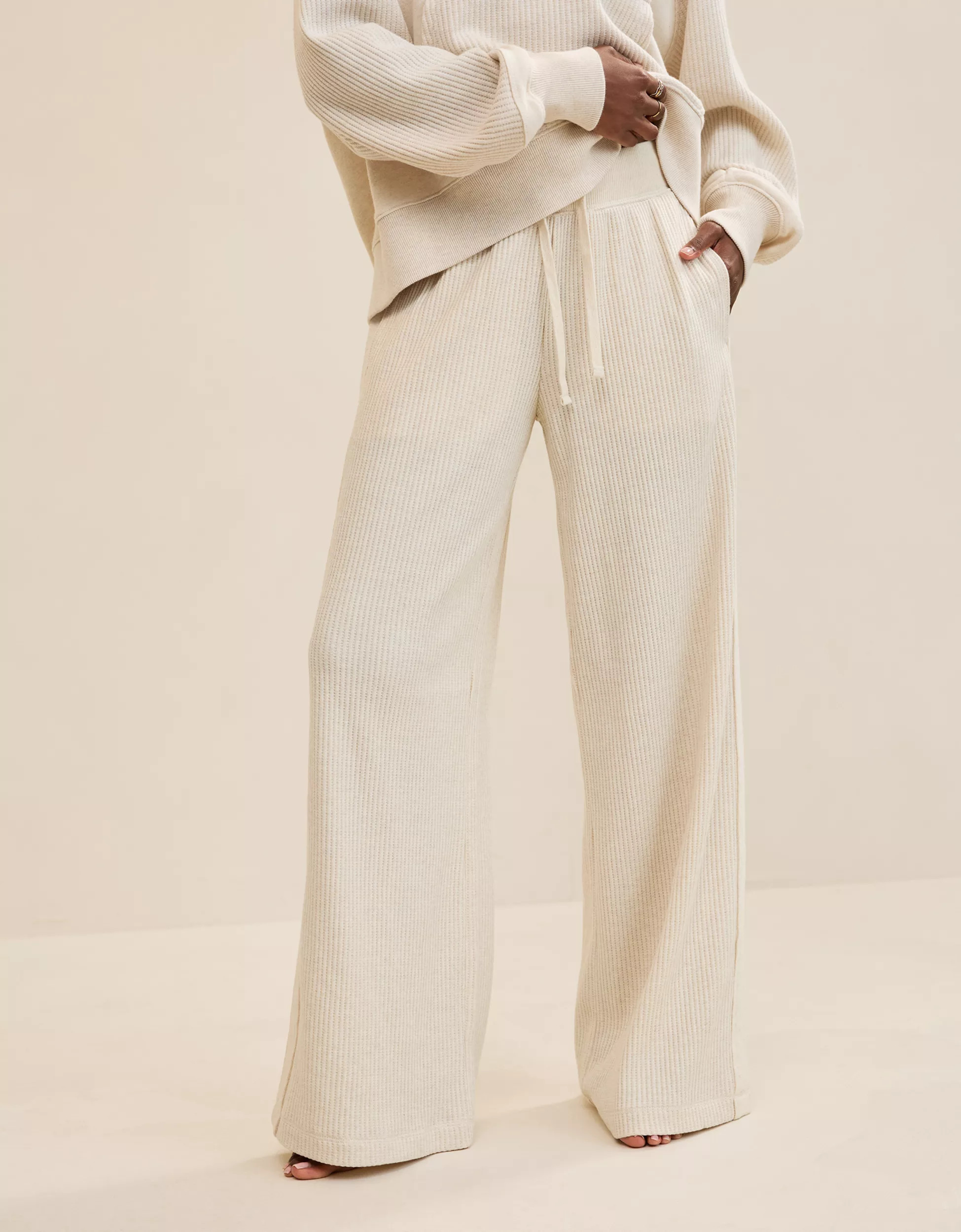 Aerie Essential Waffle Trouser | Aerie