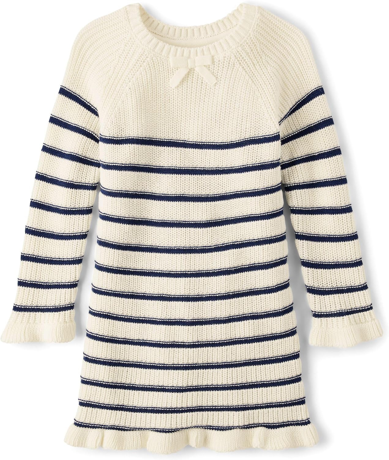 The Children's Place Baby and Toddler Girls' Long Sleeve Sweater Dress | Amazon (US)