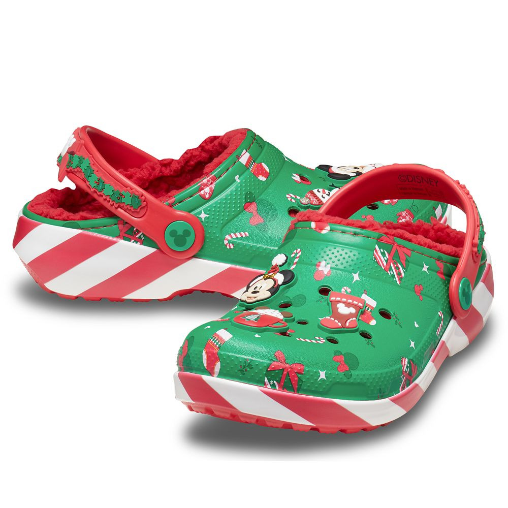 Mickey and Minnie Mouse Holiday Clogs for Adults by Crocs | Disney Store