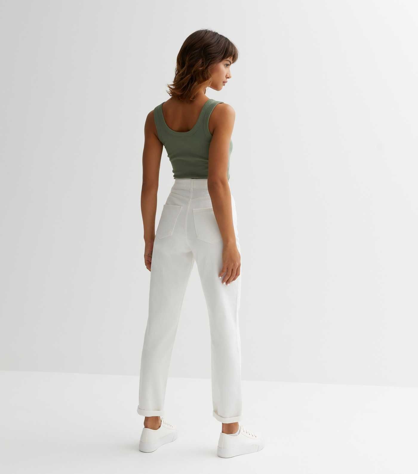 White High Waist Tori Mom Jeans
						
						Add to Saved Items
						Remove from Saved Items | New Look (UK)