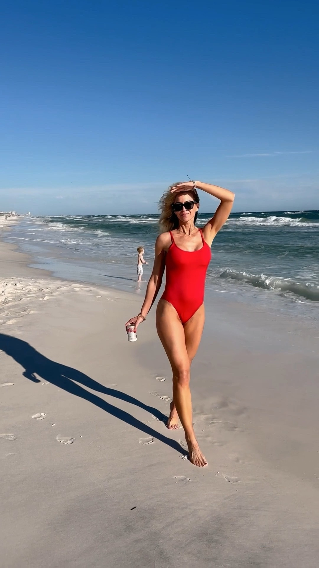 The viral red one piece suit is back in stock! 
Comes in normal and long torso length (I’m wearing the S in the long length) 
My black glasses are just under $50. 

(Linking a few other red suits I love that are a great price as well!) 


#LTKTravel #LTKspring #LTKSwim