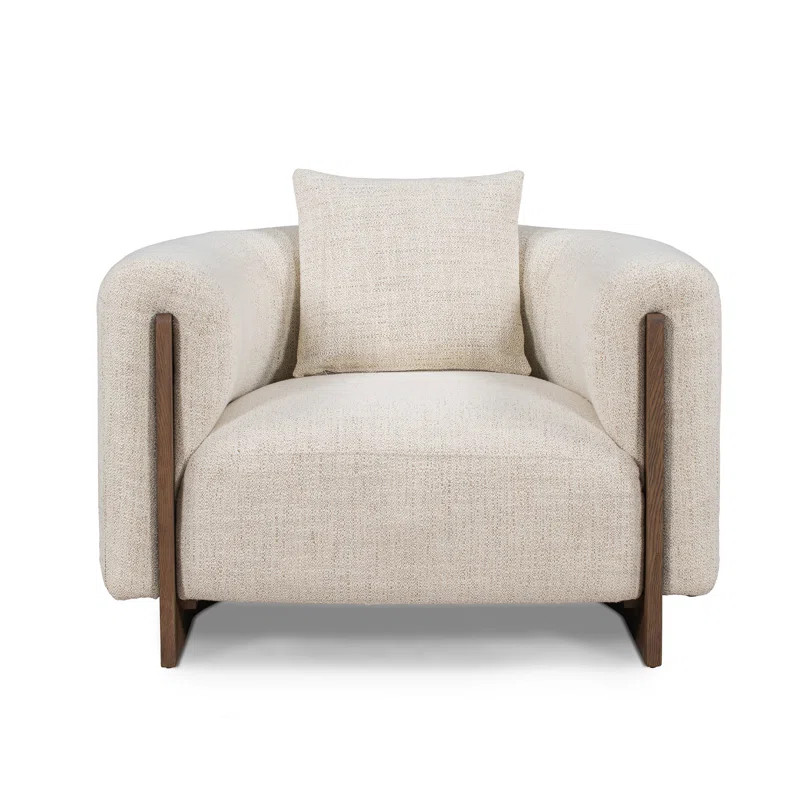 Enrica Upholstered Barrel Chair | Wayfair North America