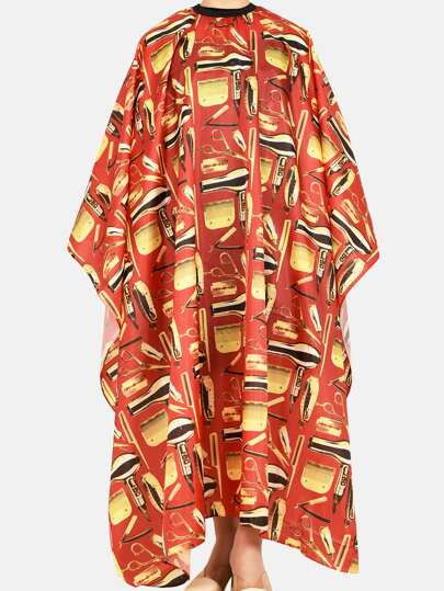 Barber Scissors Pattern Apron | SHEIN