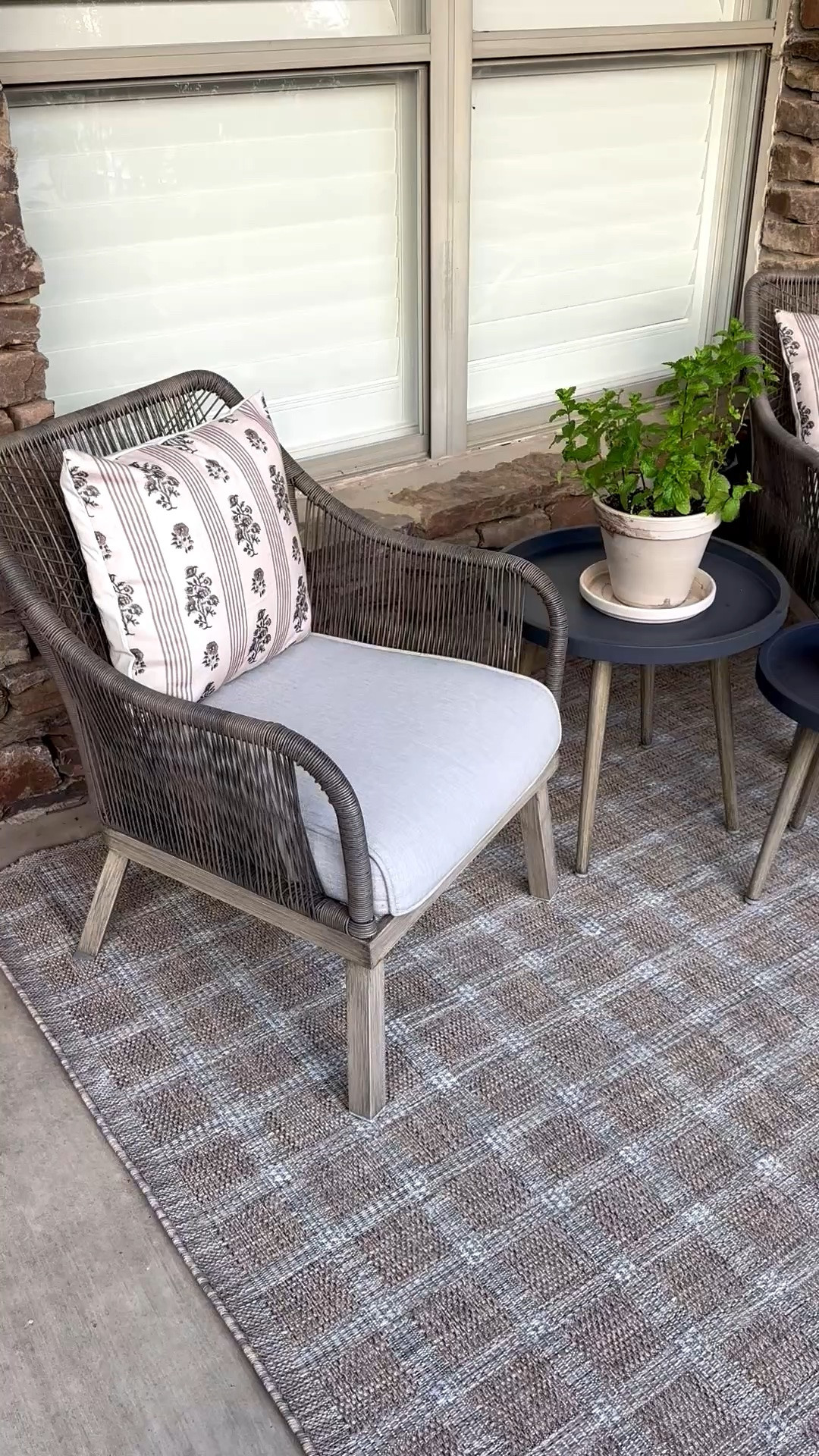 Gave our front porch a little face lift this weekend. I’ve had the furniture set for years, but I replaced the pillows and rug. I’m loving how it turned out!

#LTKHome