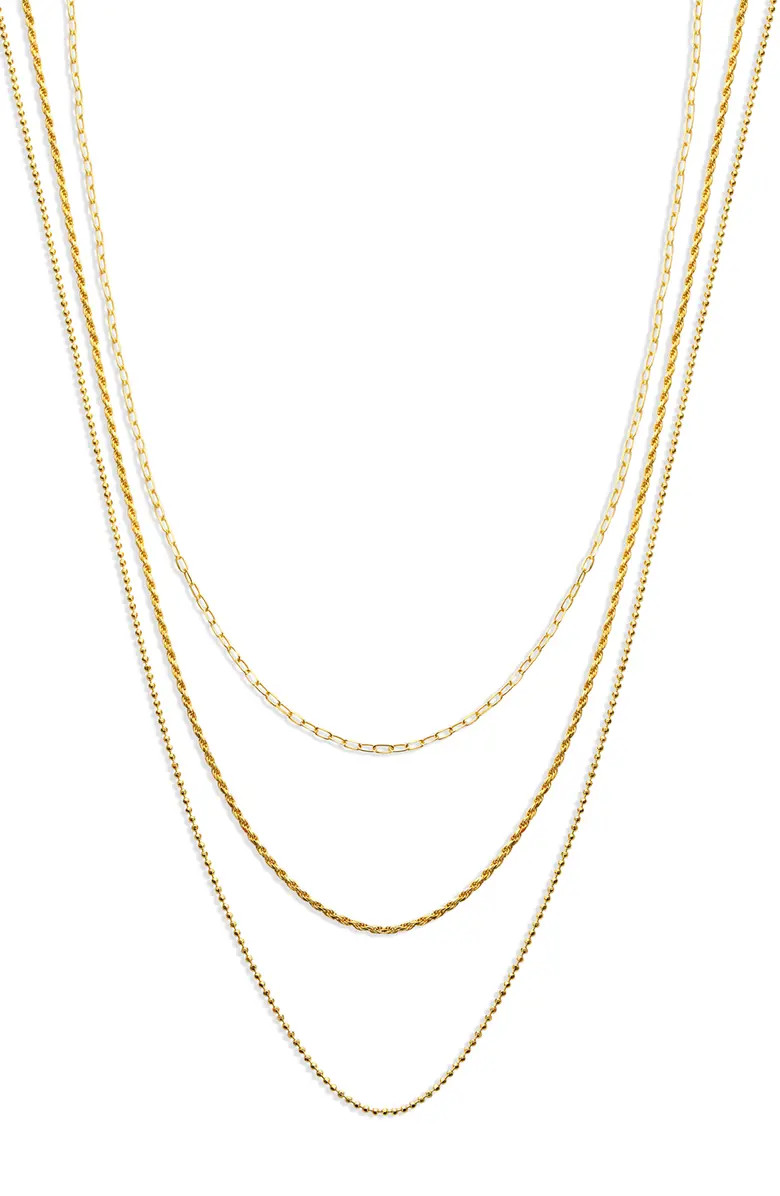 Triple Layer Chain Necklace | Nordstrom