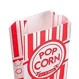 Amazon.com: Carnival King Paper Popcorn Bags, Red/White, 100 Count (Pack of 1) : Industrial & Sci... | Amazon (US)