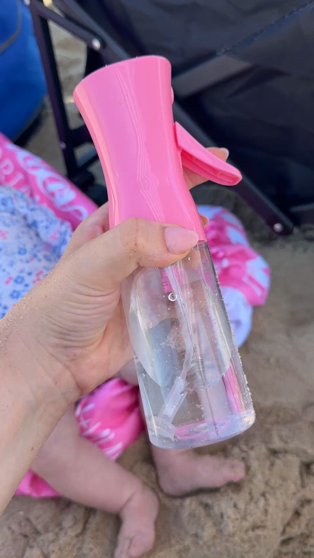 This water mister was a must have!! Every few minutes or so I’d just mist her all over to make sure she was staying cool! 💦 I’ll even carry it around with me in her diaper bag on walks! 

#LTKBaby #LTKKids #LTKSwim